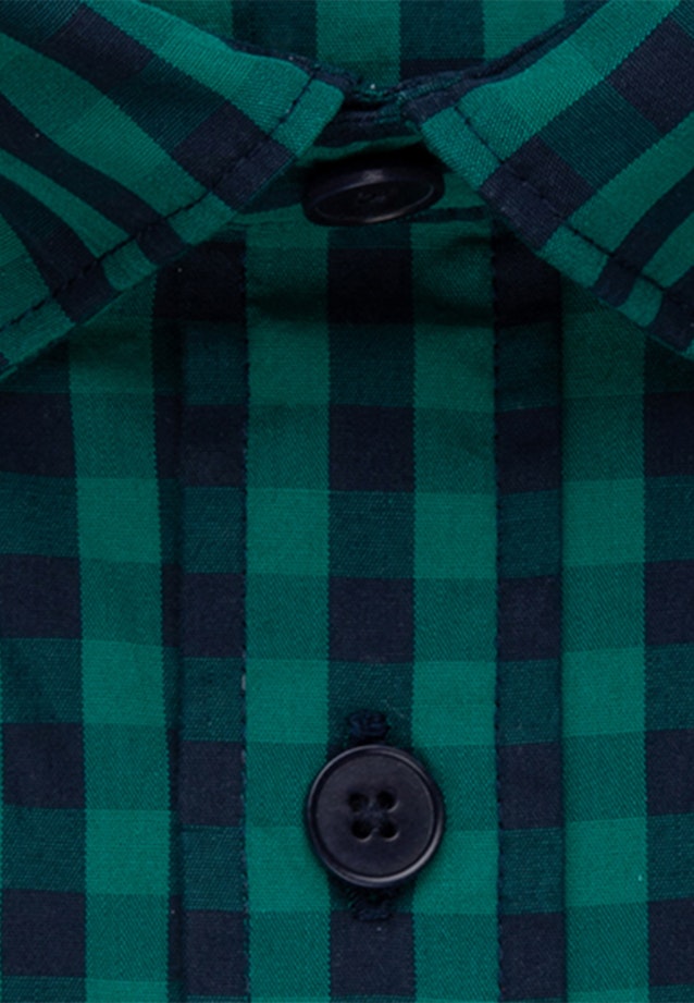 Popeline Business Hemd in Slim mit Button-Down-Kragen in Grün |  Seidensticker Onlineshop