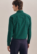 Slim Business Hemd Karo in Grün |  Seidensticker Onlineshop