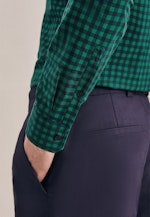 Slim Business Hemd Karo in Grün |  Seidensticker Onlineshop