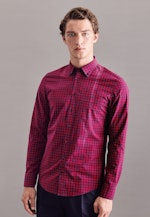 Slim Business Shirt Check in Red |  Seidensticker Onlineshop