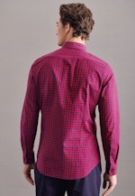 Slim Business Shirt Check in Red |  Seidensticker Onlineshop