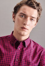 Slim Business Shirt Check in Red |  Seidensticker Onlineshop