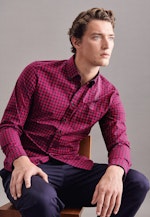 Slim Business Shirt Check in Red |  Seidensticker Onlineshop