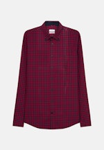 Slim Business Shirt Check in Red |  Seidensticker Onlineshop