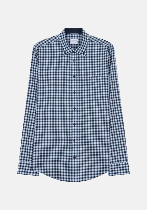 Slim Business Shirt Check in Light Blue | Seidensticker Onlineshop