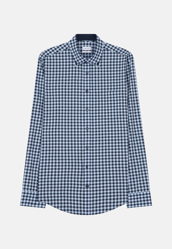 Slim Business Shirt Check in Light Blue |  Seidensticker Onlineshop