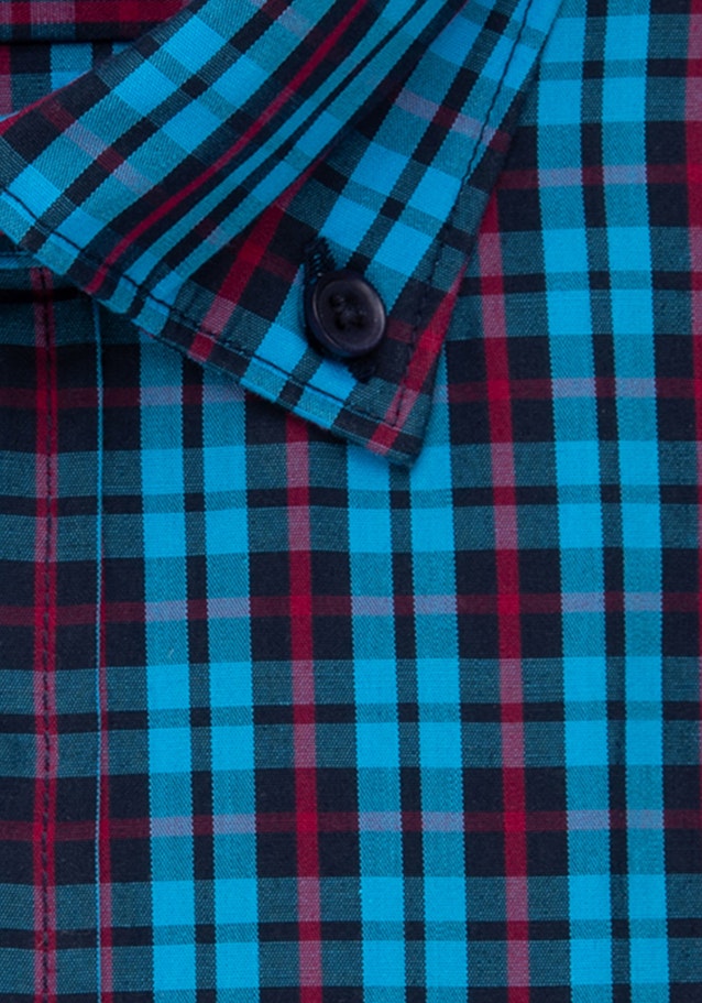 Business overhemd in Slim with Button-Down-Kraag in Turquoise/Petrol |  Seidensticker Onlineshop