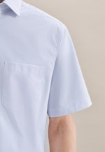 Regular Business Hemd Karo in Hellblau |  Seidensticker Onlineshop