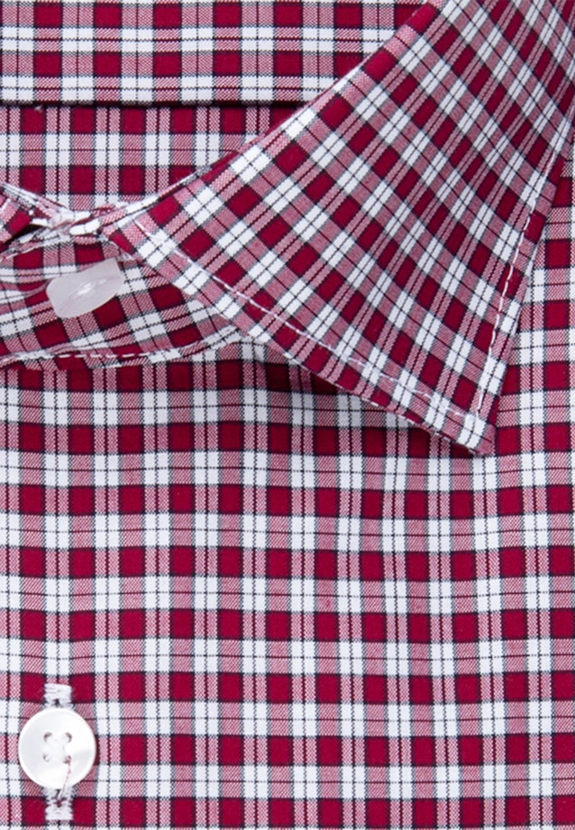 Regular Business Hemd Karo in Rot |  Seidensticker Onlineshop