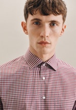 Regular Business Hemd Karo in Rot |  Seidensticker Onlineshop