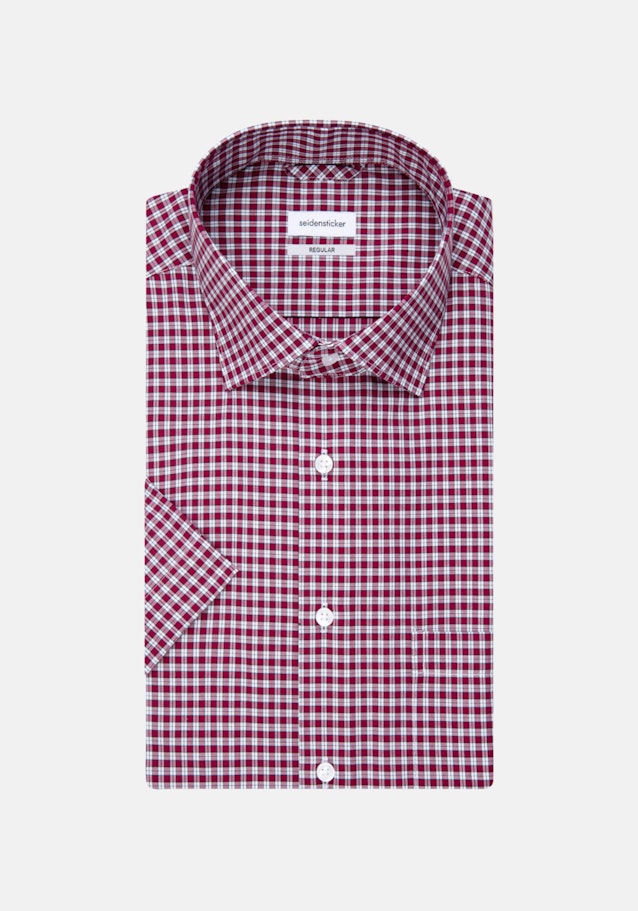 Regular Chemise Business Carreaux in Rouge | Seidensticker Onlineshop