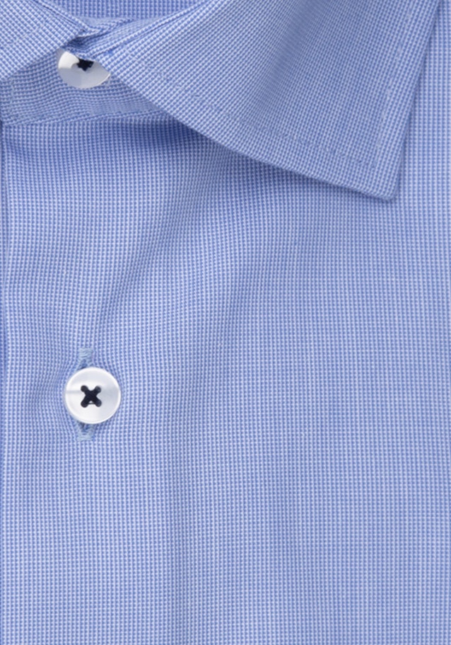 Non-iron Structure Short sleeve Business Shirt in Regular with Kent-Collar in Light Blue |  Seidensticker Onlineshop