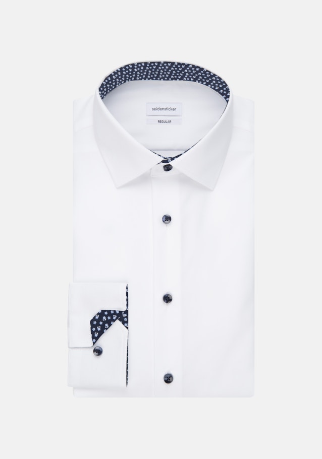 Regular Business Hemd Uni in Weiß | Seidensticker Onlineshop