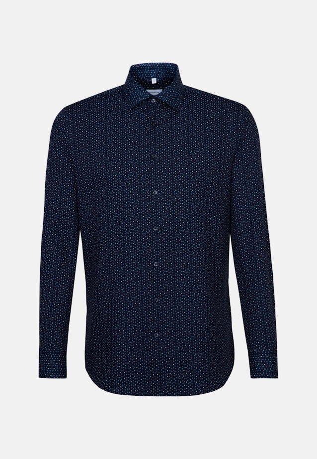Slim Chemise Business Imprimé in Bleu Foncé |  Seidensticker Onlineshop
