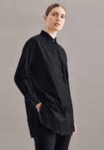 Oversized fit Hemdbluse Uni in Grau |  Seidensticker Onlineshop