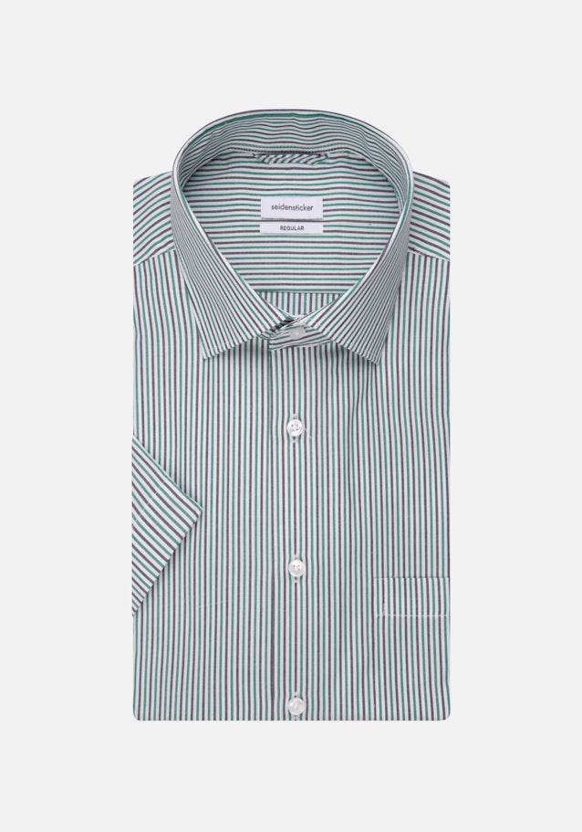 Non-iron Oxford Short sleeve Oxford shirt in Regular with Kent-Collar in Green |  Seidensticker Onlineshop