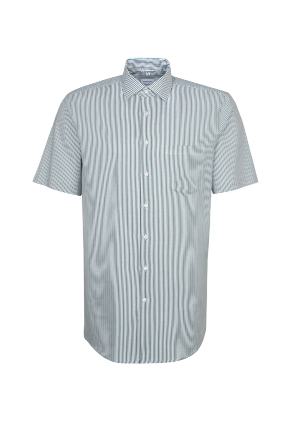 Regular Oxford shirt Stripe in Green |  Seidensticker Onlineshop