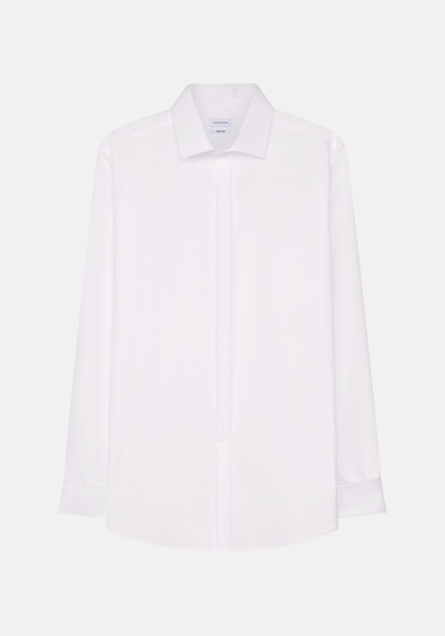 Regular , Smokinghemd Uni in Blanc | Seidensticker Onlineshop