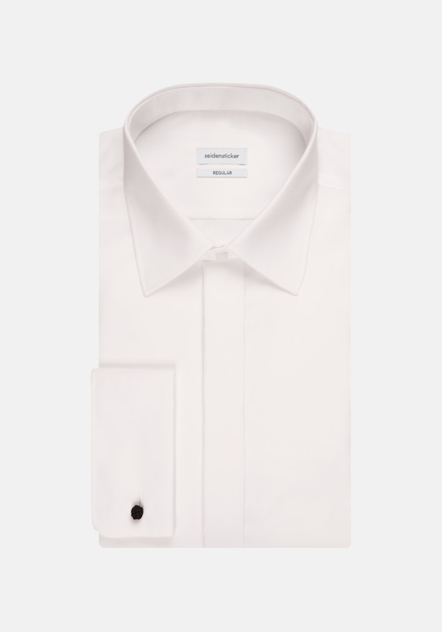 Non-iron Poplin Gala Shirt in Regular with Kent-Collar in Ecru |  Seidensticker Onlineshop