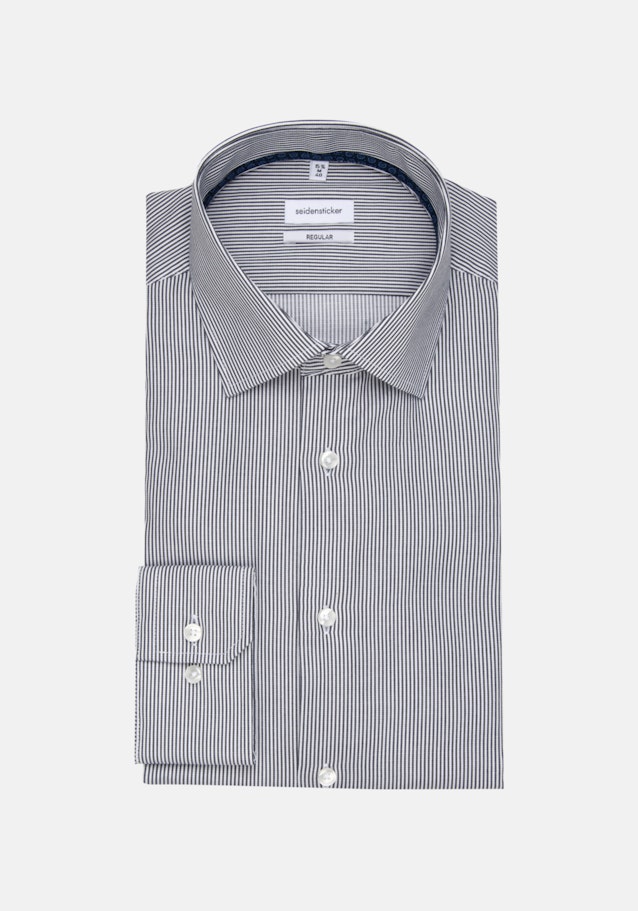 Chemise Business Regular Col Kent  manches extra-longues in Bleu Foncé |  Seidensticker Onlineshop