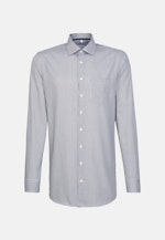 Regular Business Hemd Streifen in Dunkelblau |  Seidensticker Onlineshop