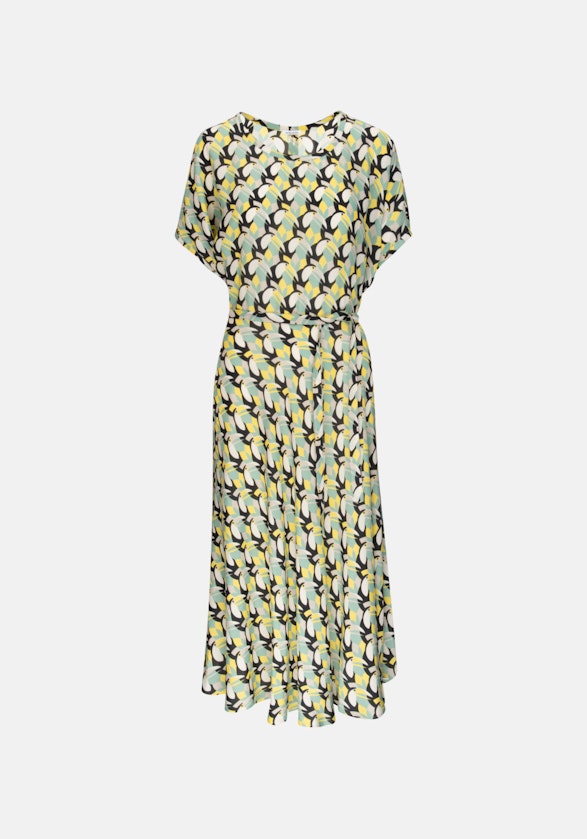 Crew Neck Dress in Yellow |  Seidensticker Onlineshop