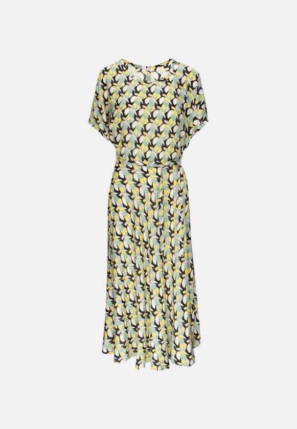 Popeline Midi Kleid in Gelb |  Seidensticker Onlineshop