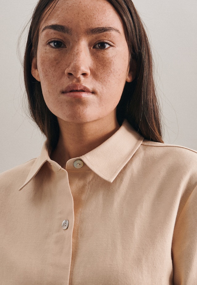 Regular fit Veste Uni in Marron |  Seidensticker Onlineshop