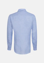 Slim Leinenhemd Uni in Hellblau |  Seidensticker Onlineshop
