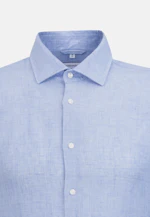 Slim Leinenhemd Uni in Hellblau |  Seidensticker Onlineshop