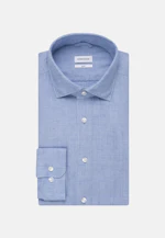 Slim Leinenhemd Uni in Hellblau |  Seidensticker Onlineshop