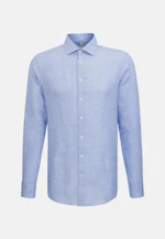 Slim Leinenhemd Uni in Hellblau |  Seidensticker Onlineshop