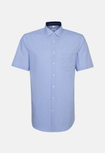 Regular Business Shirt Check in Light Blue |  Seidensticker Onlineshop