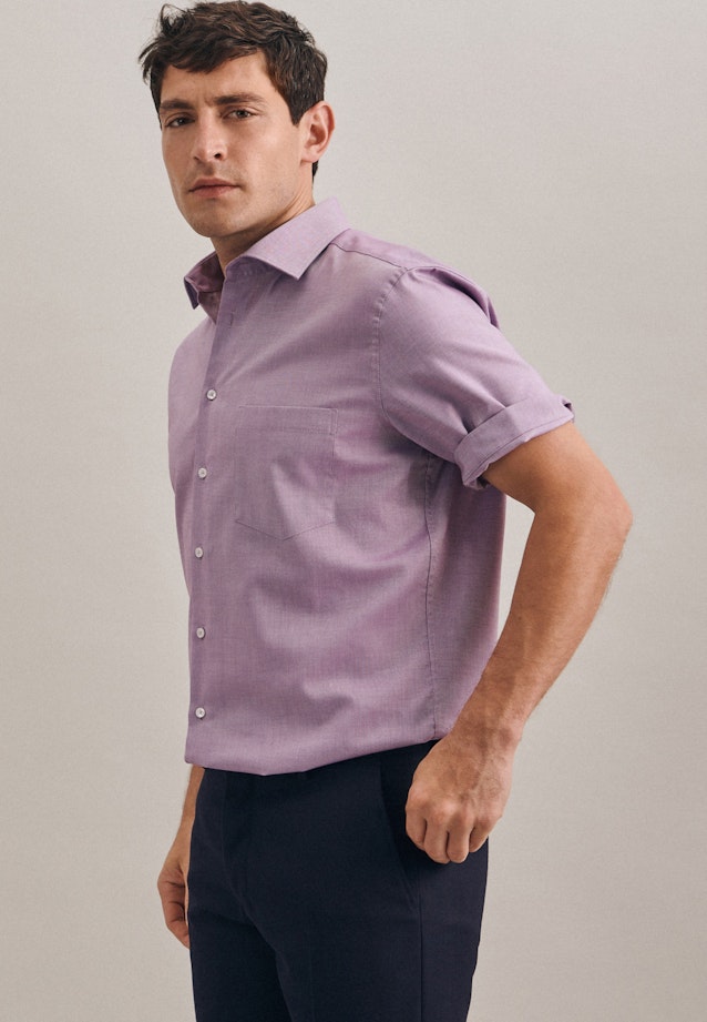 Regular Business Hemd Uni in Lila |  Seidensticker Onlineshop