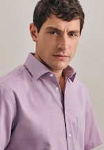 Regular Business Shirt Plain in Purple |  Seidensticker Onlineshop