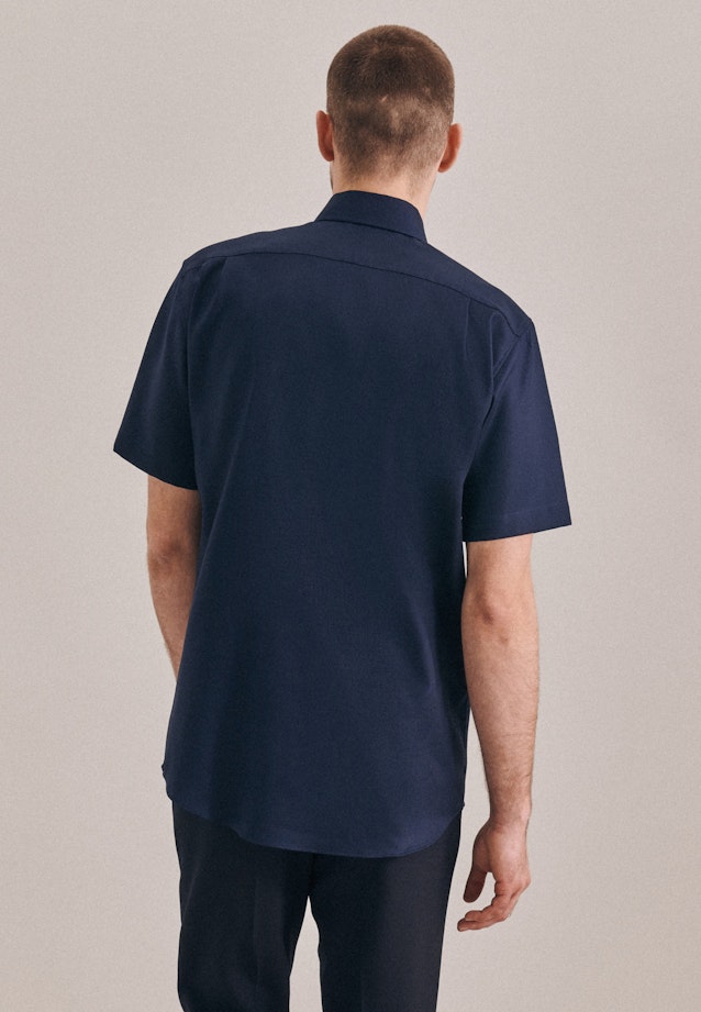 Regular Business Hemd Uni in Dunkelblau |  Seidensticker Onlineshop