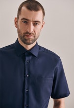 Regular Business Hemd Uni in Dunkelblau |  Seidensticker Onlineshop