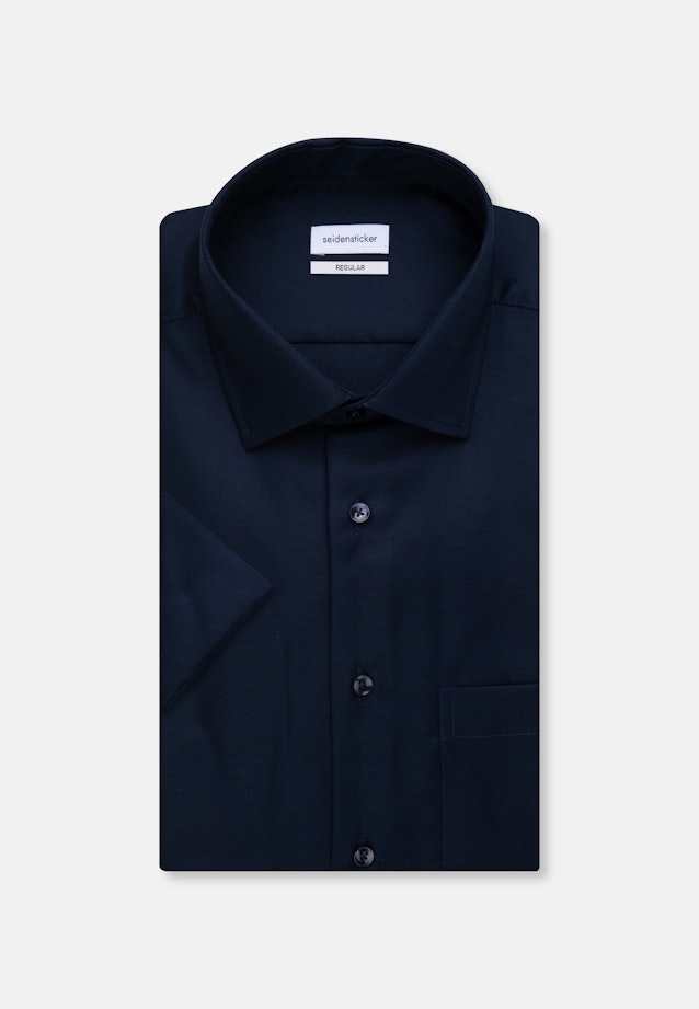 Regular Business Hemd Uni in Dunkelblau |  Seidensticker Onlineshop