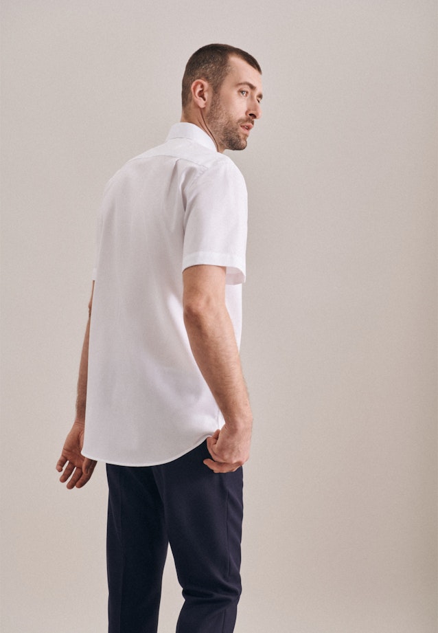 Regular Business Hemd Uni in Weiß |  Seidensticker Onlineshop