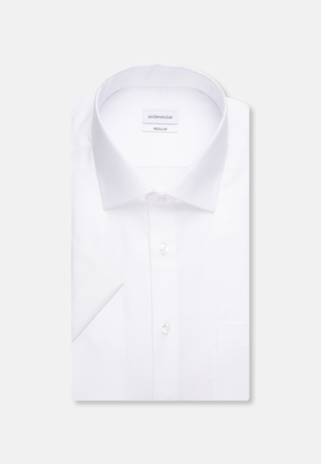 Regular Business Hemd Uni in Weiß |  Seidensticker Onlineshop