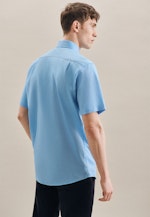Regular Business Shirt Uni in Turquoise |  Seidensticker Onlineshop