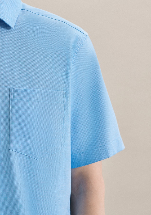 Regular Business Shirt Uni in Turquoise | Seidensticker Onlineshop