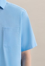 Regular Chemise Business uni in Turquoise |  Seidensticker Onlineshop