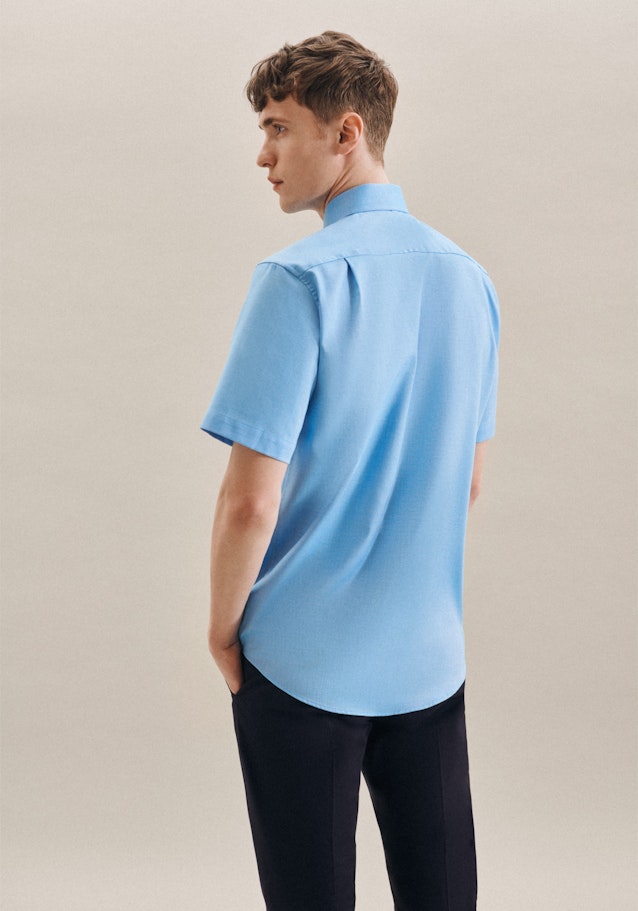 Regular Business Shirt Uni in Turquoise | Seidensticker Onlineshop