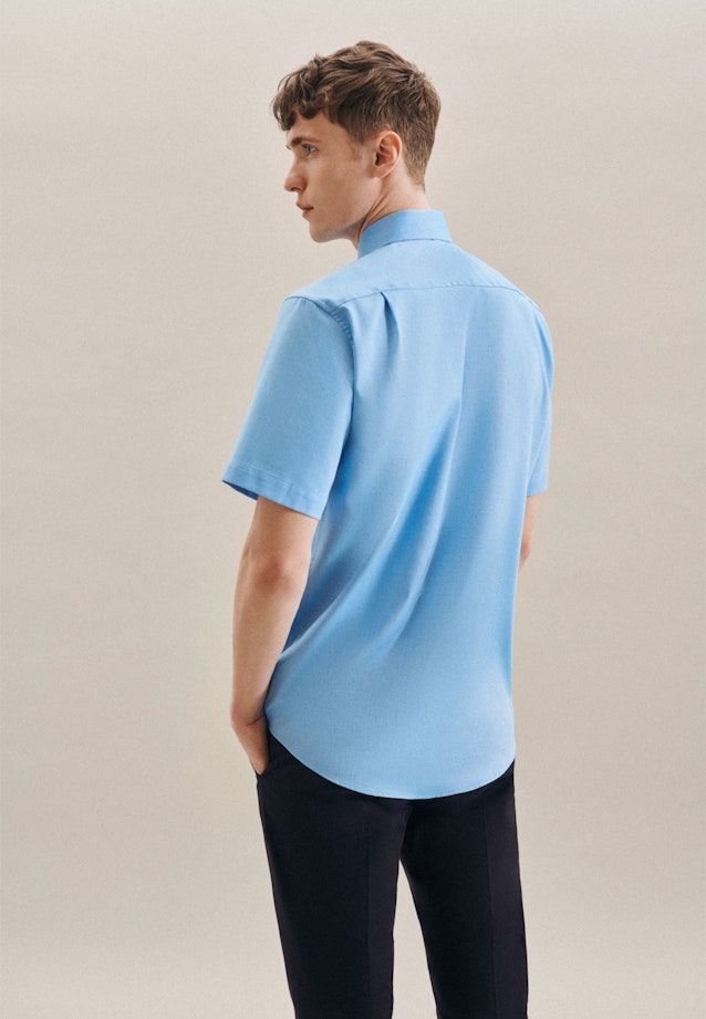 Regular Chemise Business uni in Turquoise |  Seidensticker Onlineshop