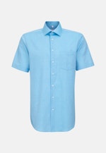 Regular Business Shirt Uni in Turquoise |  Seidensticker Onlineshop
