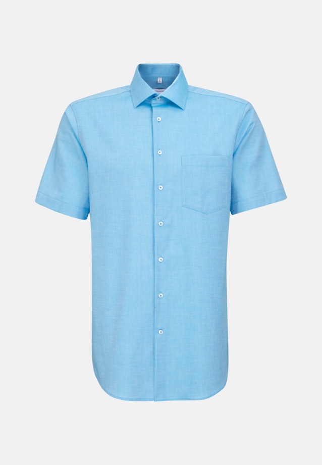 Regular Chemise Business uni in Turquoise |  Seidensticker Onlineshop
