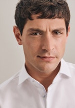 Regular Business Shirt Plain in White |  Seidensticker Onlineshop