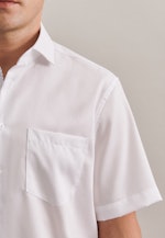 Regular Business Shirt Plain in White |  Seidensticker Onlineshop