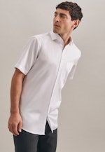 Regular Business Shirt Plain in White |  Seidensticker Onlineshop